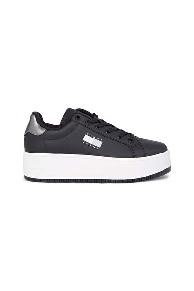 Tommy Hilfiger Siyah - Beyaz Kadın Sneaker EN0EN02711TRH