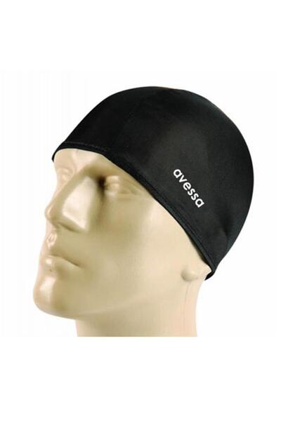 AVESSA Șapcă de înot din pânză neagră material elastic