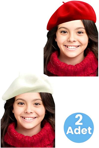 Trenderrs Children's 2-Piece French Painter Beret