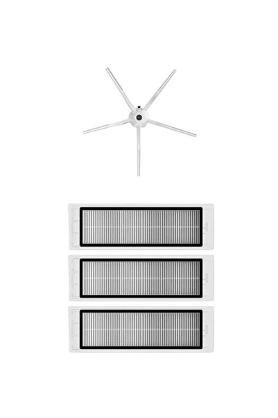 Roborge Σετ ανταλλακτικών 4 τεμαχίων συμβατό με ρομπότ ηλεκτρική σκούπα Roborock Q5