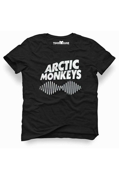 Tshirthane Ανδρικό μπλουζάκι με λεπτή εφαρμογή Arctic Monkeys Rock Metal Music Printed