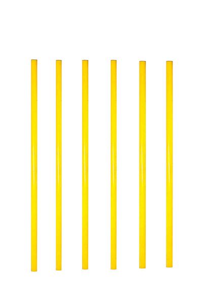AVESSA Yellow Slm-30 Slalom Stick - 150 Cm, Set of 6
