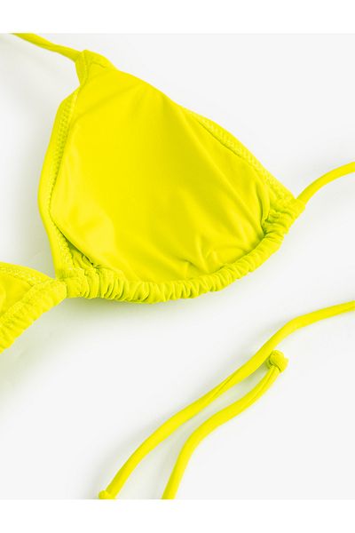 Koton Basic Triangel String Bikini Top