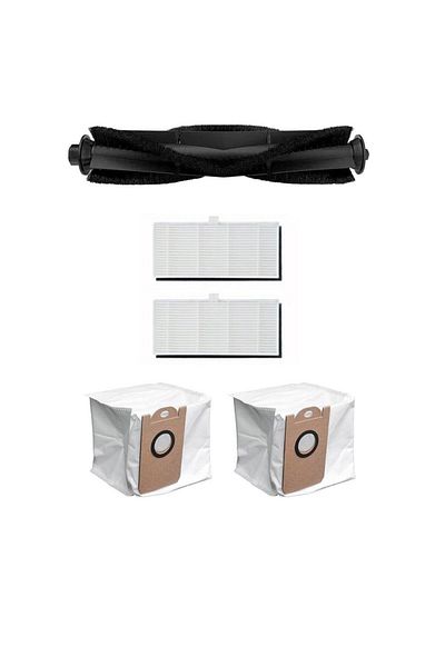Roborge روبوت Wiami Fx-11 المكافئ - مجموعة قطع غيار مكونة من 5 قطع، متوافقة مع المكنسة الكهربائية