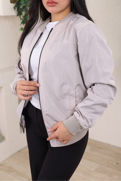 BASEL.CO Women's Full Fit Bomber Jacket