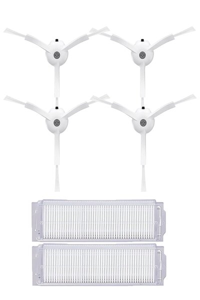 Roborge Xiaomi Vacuum Mop 2 Pro - Ρομπότ ηλεκτρική σκούπα, σετ ανταλλακτικών 6 τεμαχίων (MJST1SHW)