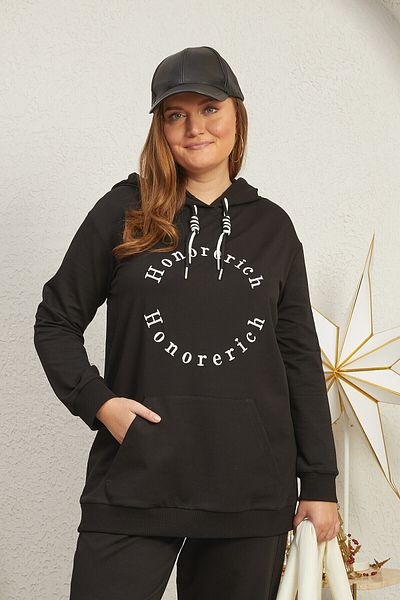 Büyük Moda АНТУЧЕН КОСТЮМ С ДЕТАЙЛИ НА СЛОГАНА