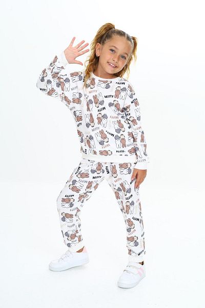 My Kids Wear Silky Applique Fabric for Child - Two Thread Set