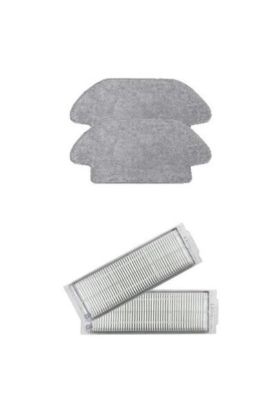 Roborge Xiaomi Vacuum Mop 2S - Aspirator robotic, set de 4 piese de schimb (XMSTJQR2S)