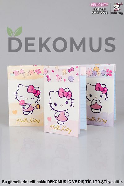 Hello Kitty موسم جديد مرخص مع DEKOMUS مرحبا كيتي A7 2-BLOCKNOT