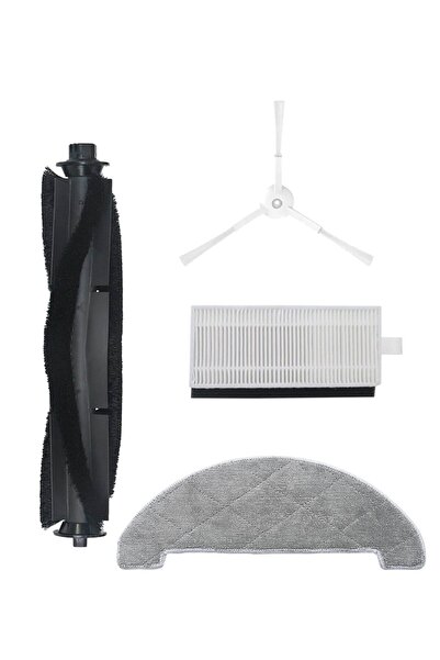 Roborge مجموعة قطع غيار متوافقة مع المكنسة الكهربائية الروبوتية Lydsto S1 مكو...