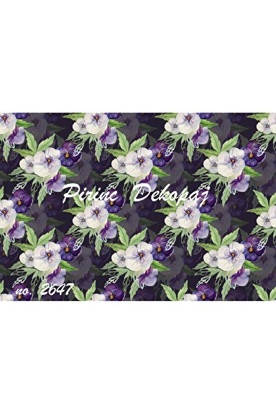 LİNEART ورق ديكوباج نحاسي Lineart رقم 2647 - 29x42 سم