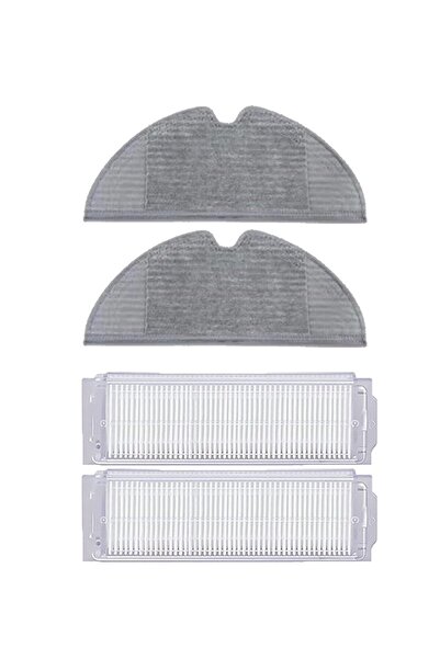 Roborge Xiaomi Vacuum Mop 2 Pro - Robot aspirator, set de 4 piese de schimb (MJST1SHW)