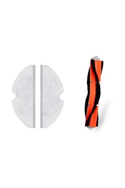 Roborge Xiaomi Vacuum Mop 2c - مكنسة كهربائية روبوتية، مجموعة قطع غيار مكونة من 3 قطع (XMSTJQR2C)