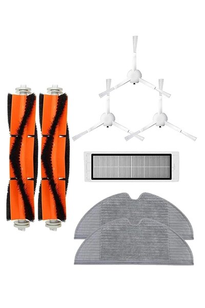 Roborge Xiaomi Vacuum Mop 1c - Ρομπότ ηλεκτρική σκούπα, σετ ανταλλακτικών 8 τεμαχίων (STYTJ01ZHM)