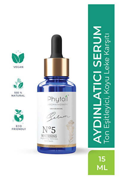 phytoil Organik Aydınlatıcı Serum – N°5 Whitening 15 ml
