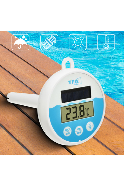 TFA 30.1068.02 Güneş Enerjili Havuz Termometresi