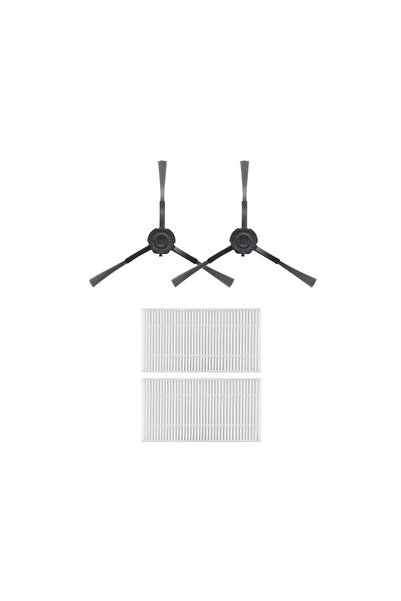 Roborge Set de 4 piese de schimb compatibile cu aspiratorul robot Karaca Vantuz Off Road 2in1 (RS007) - Produs echivalent