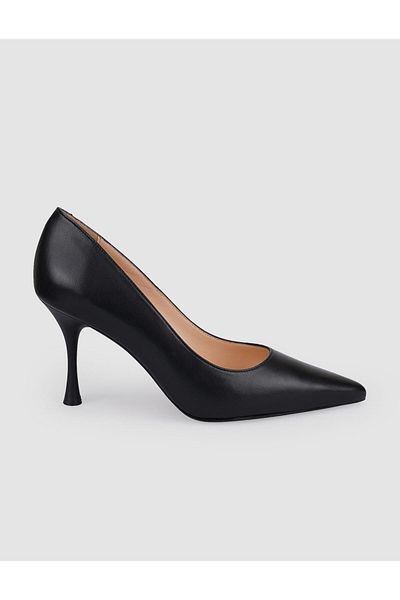 Cabani 100% Genuine Leather Black Women's Stiletto