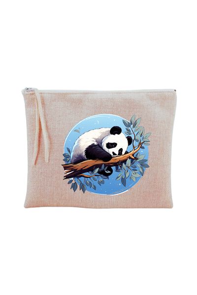 lili hediyelik Χαριτωμένη τσάντα μακιγιάζ με στάμπα Panda