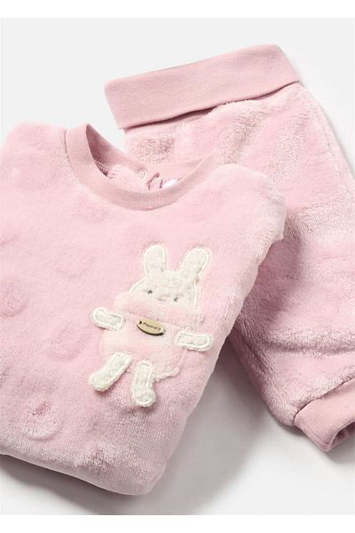 MAYORAL Pink Baby Girl Sweatshirt and Pants Set - 2508
