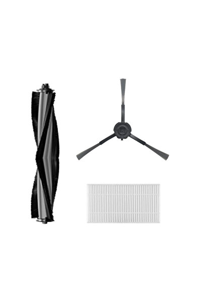 Roborge Set de 3 piese de schimb compatibile cu aspiratorul robot Karaca Vantuz Off Road 2in1 (RS007) - Produs echivalent