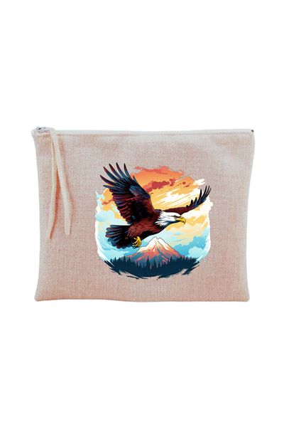 lili hediyelik Τσάντα μακιγιάζ με στάμπα Flying Eagle