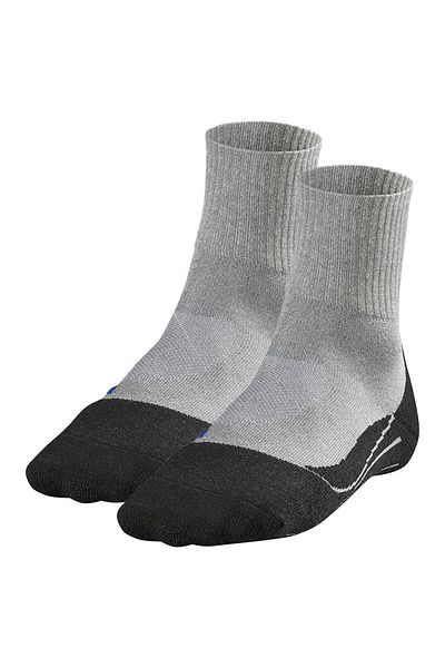 FALKE Packung mit 2 Herren Sportsocken – TK2 Short Cool Trekking-Wandersocken, Unifarben