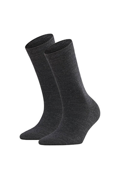 FALKE Damen Socken 2er Pack - Softmerino SO, Kurzsocken, einfarbig