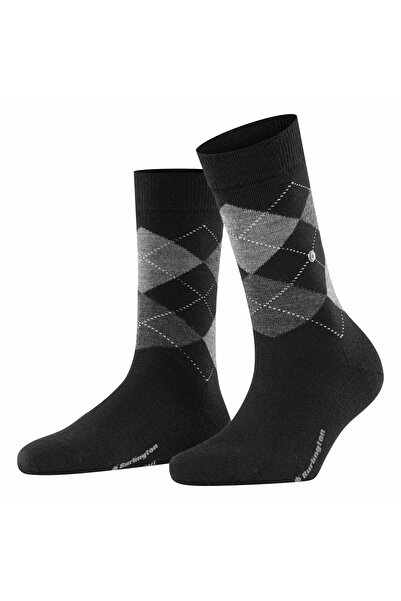 Burlington Damen Socken MARYLEBONE - Kurzstrumpf, Rautenmuster, Onesize