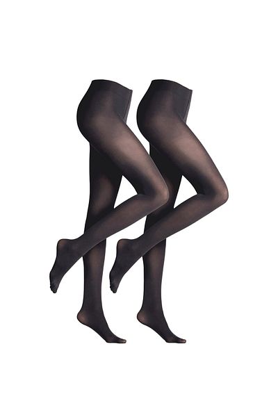 FALKE Damen Feinstrumpfhose 2er Pack – Pure Matte 50 Den, transparent, halb undurchsichtig