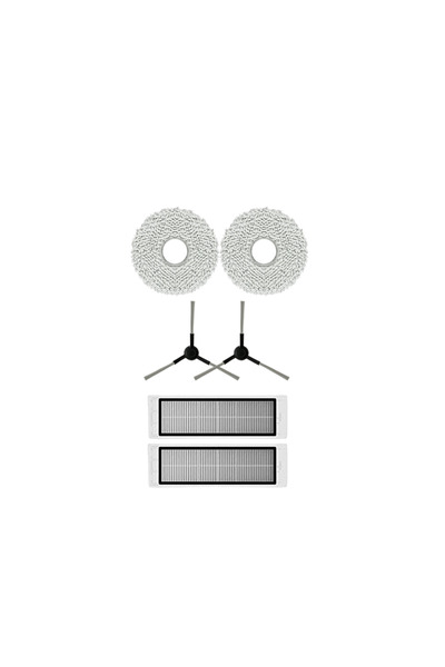 Roborge مجموعة من 6 قطع غيار متوافقة مع مكنسة كهربائية روبوتية Dreame L10S Pr...