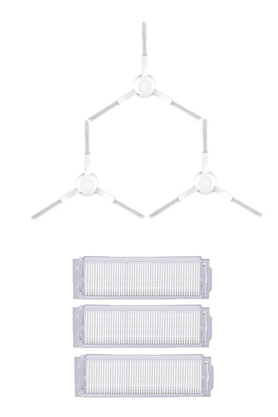 Roborge Set de 6 piese de schimb compatibile cu aspiratorul robot Karcher RCV...