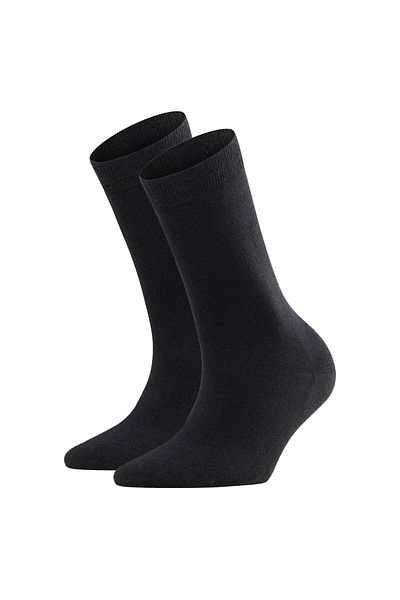 FALKE Damen Socken 2er Pack - Softmerino SO, Kurzsocken, einfarbig