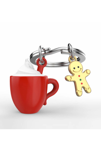 Metalmorphose Köpüklü Fincan Ve Gingerbread Anahtarlık - Mtm152-01