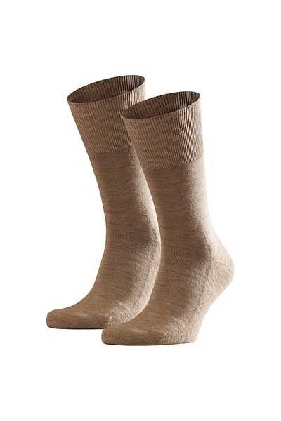 FALKE 2-teiliger Herren-Socken-Pack – Airport Plus und Kurzstrumpf Unifarben Business-Freizeit-Socken
