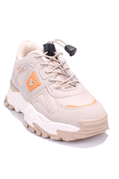 Vicco Kobalt 346F24K308 Bej Ortopedik Günlük Erkek Çocuk Spor Ayakkabı