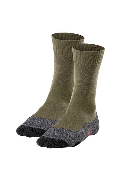 FALKE Herren Socken 2er Pack - Trekkingsocken TK2, Polsterung, Merino-Wollmix