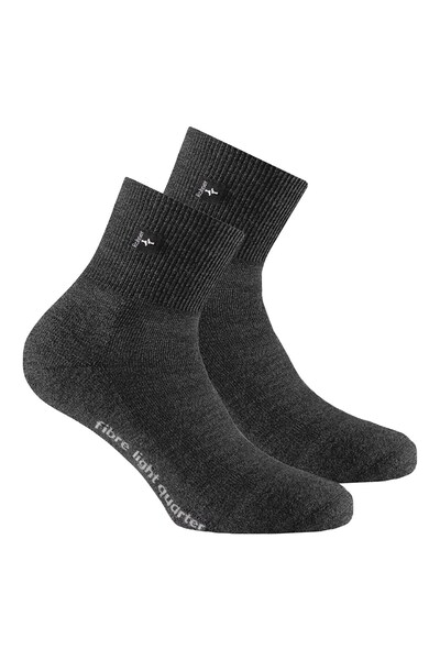 Rohner Advanced Socks Unisex Quarter Trekking Socken 2er Pack – Fiber Light Quarter