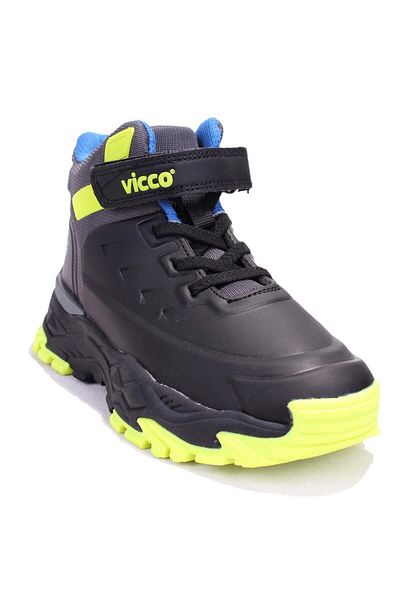 Vicco Agora 869F24K472 Μαύρες Ορθοπεδικές Αθλητικές Μπότες για αγόρια