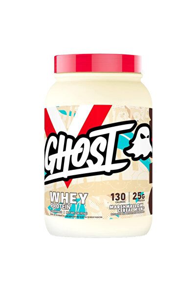 Ghost 100% بروتين مصل اللبن، حليب حبوب المارشميلو، 2 رطل