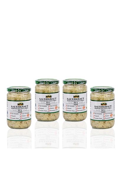 ŞİFA ANA Pickled Cabbage - Plain (4x660 Cc) No1