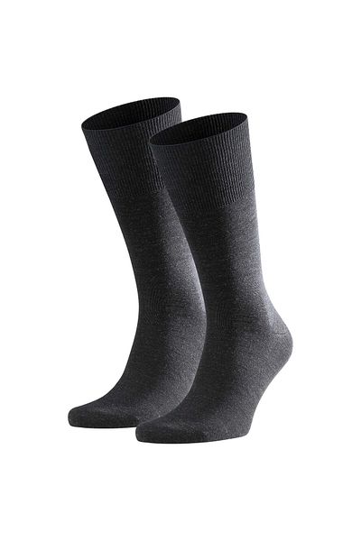 FALKE Packung mit 2 Herren-Socken – Flughafen, Kurzstrumpf, Freizeit – und Business-Socken, Unifarben