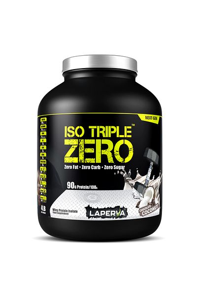 Laperva Iso Triple Zero Next Generation Whey Protein, Chocolate Coconut, 4 LB