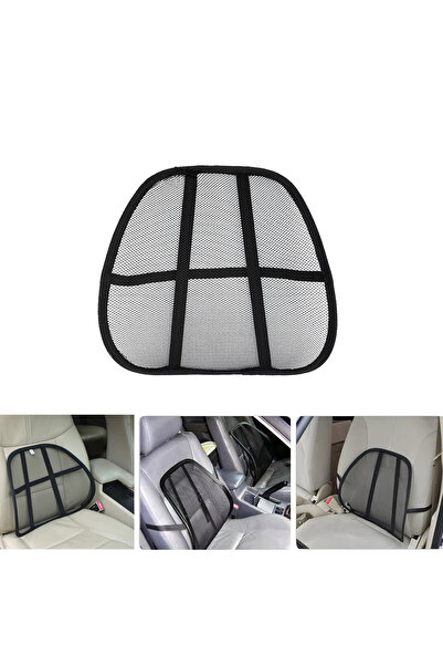 Microcase Ortopedik Kamburluk Önleyici Fileli Koltuk ve Oto Bel Desteği Sırtlık Minder AL4632