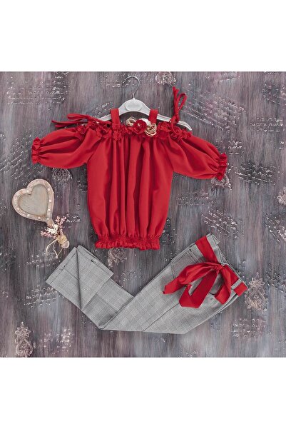 Giulietta Kids Bluza i pantalone, set od 2 dela, crveni