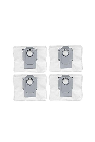 Roborge Set of 4 Dust Bags Spare Parts Compatible for Roborock Q Revo Max V Robot Vacuum Cleaner