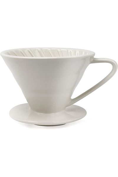 MIBRU Coffee ceramic dripper v01 1-2 cups white