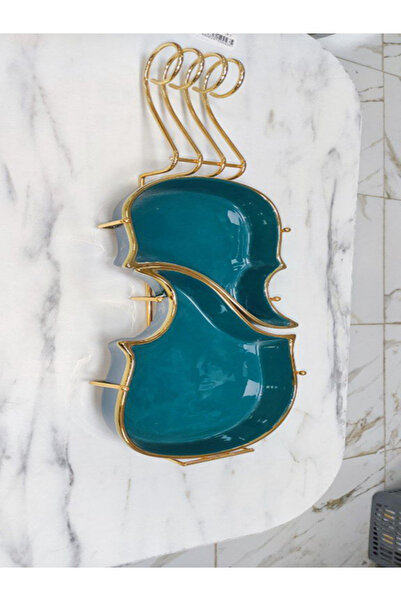 SERAMİK Seramik keman şeklinde servis tabağı, 17 cm