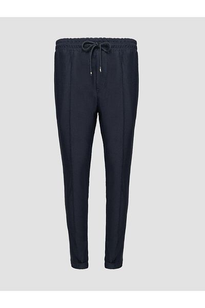 GMG FIRENZE Ribbed Leg Elastic Waist Jogger Men's Trousers
